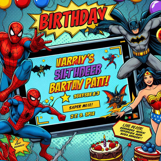 Unleash the Power of Digital Video Invitations for Your Child's Birthday!