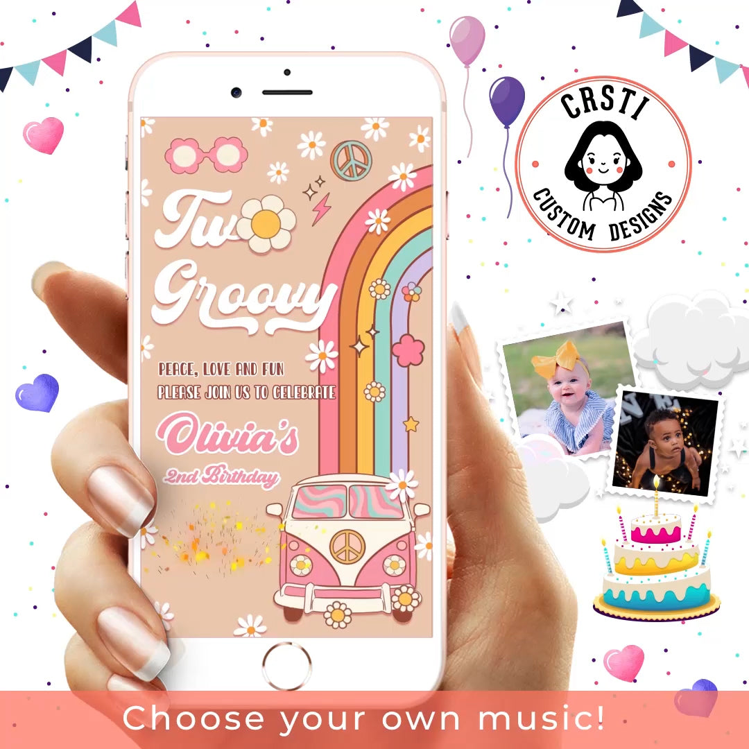 Two Groovy invitation
