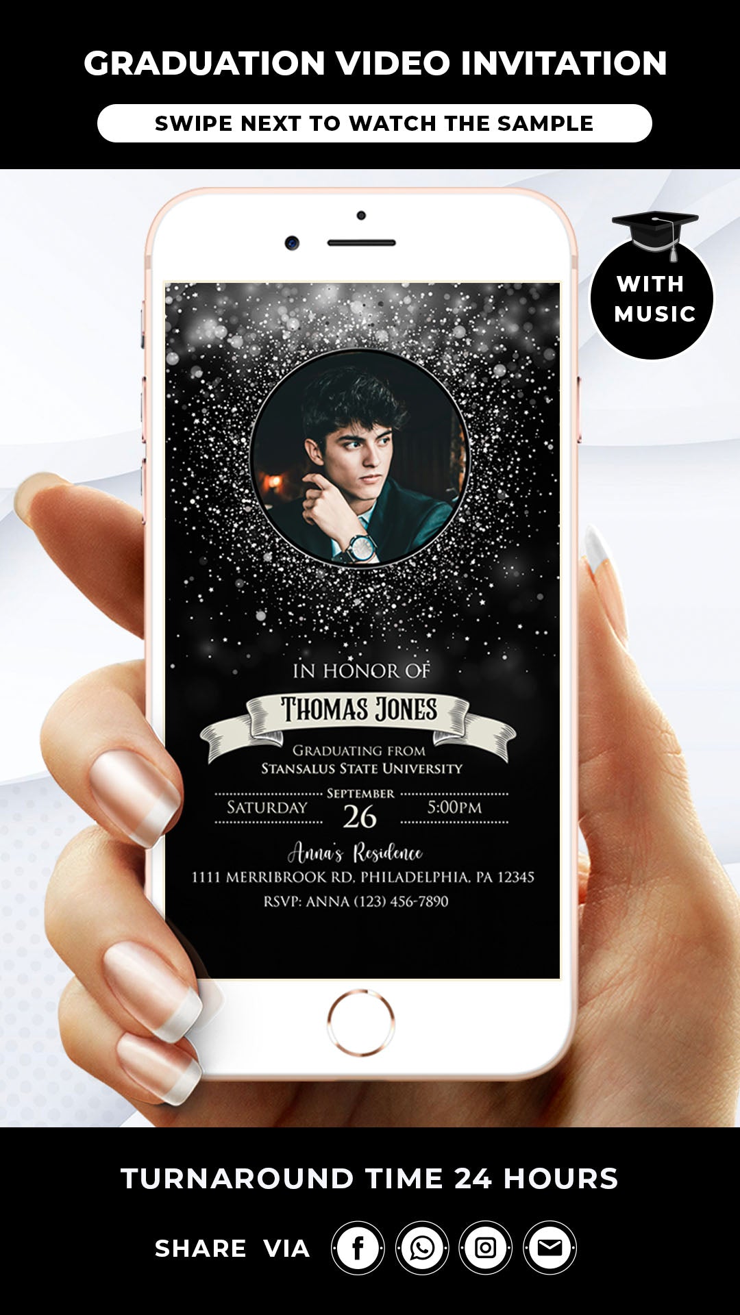 Digital Graduation Announcements 2024