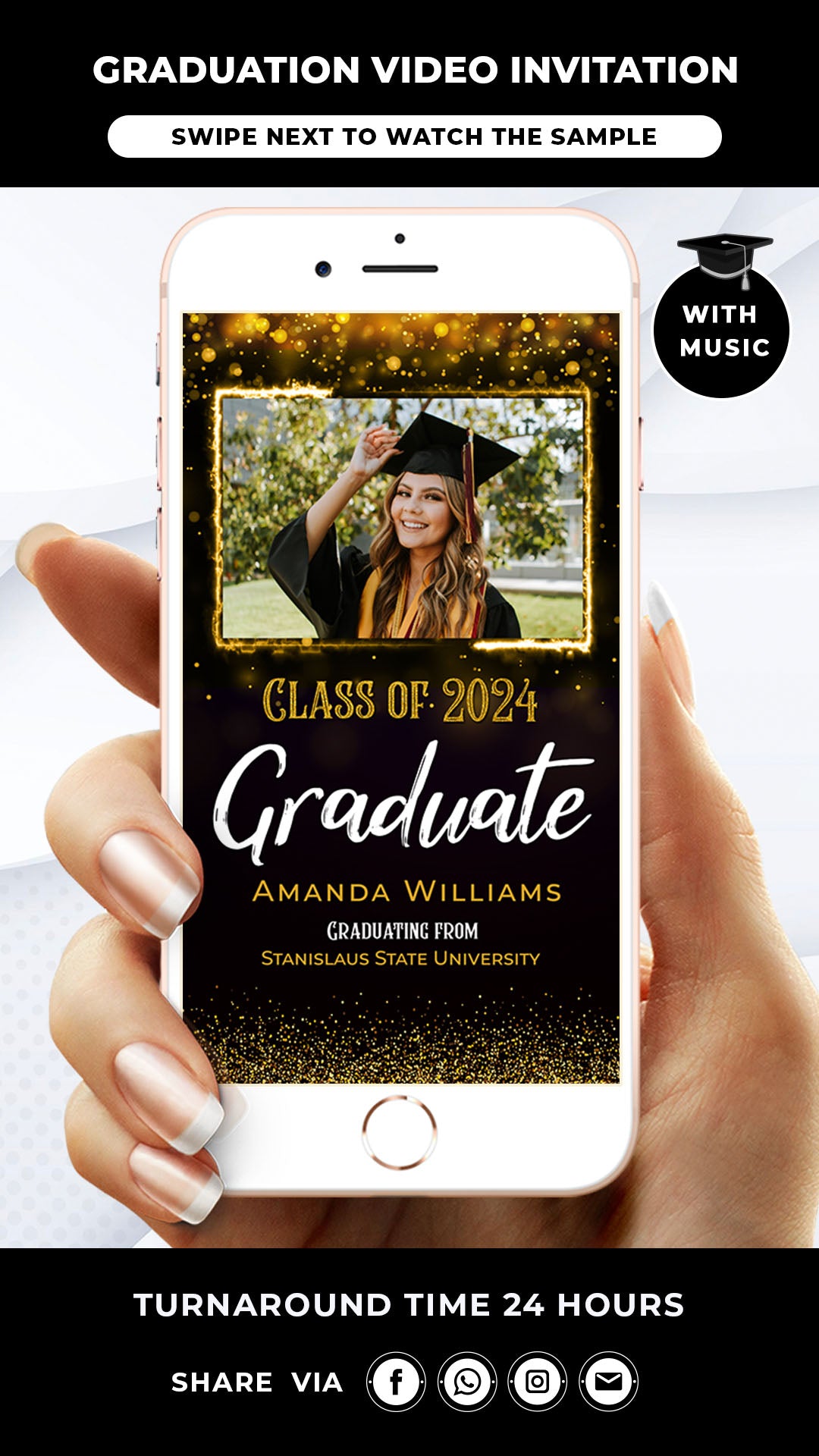 Modern Graduation Announcements
