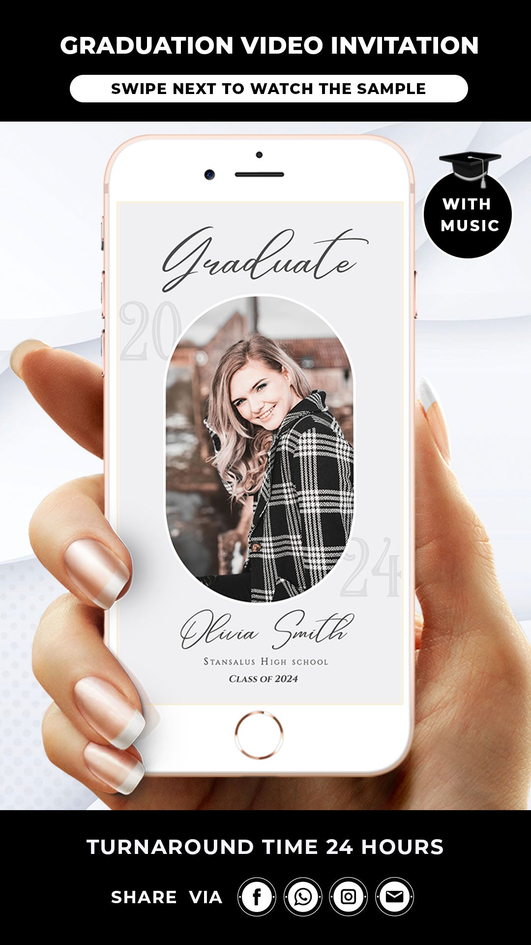 Simple Graduation Announcements