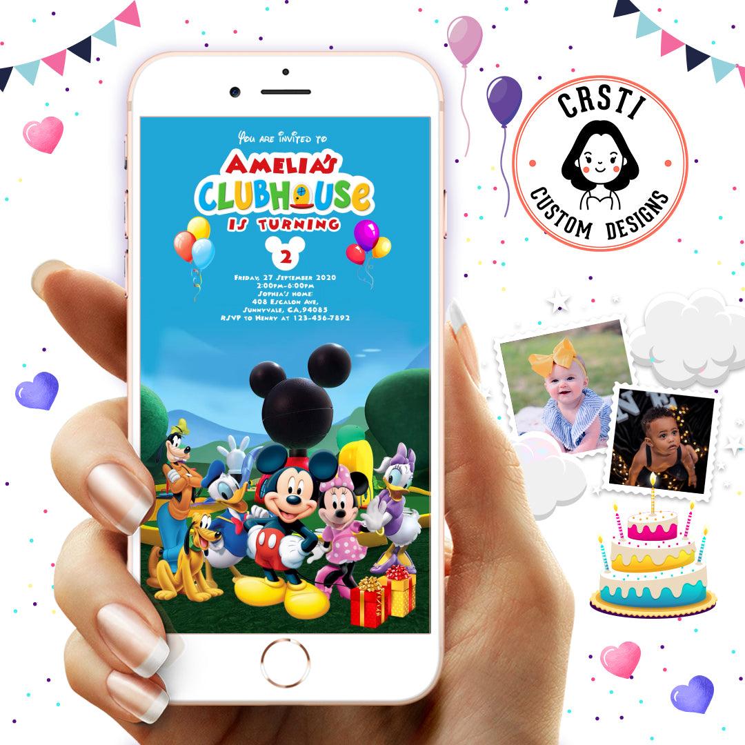 Mickey Mouse Birthday Invitation