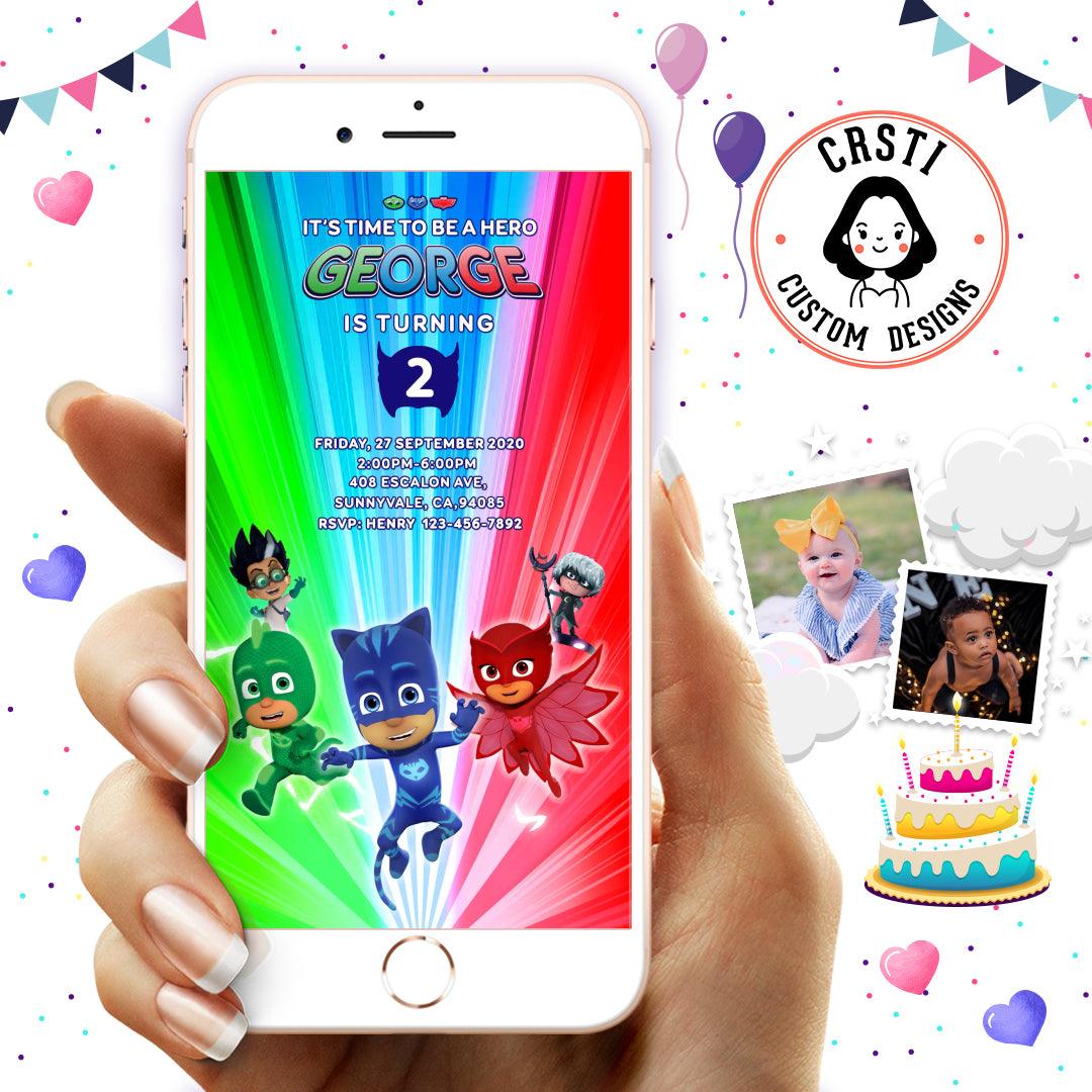 PJ Masks Invitation