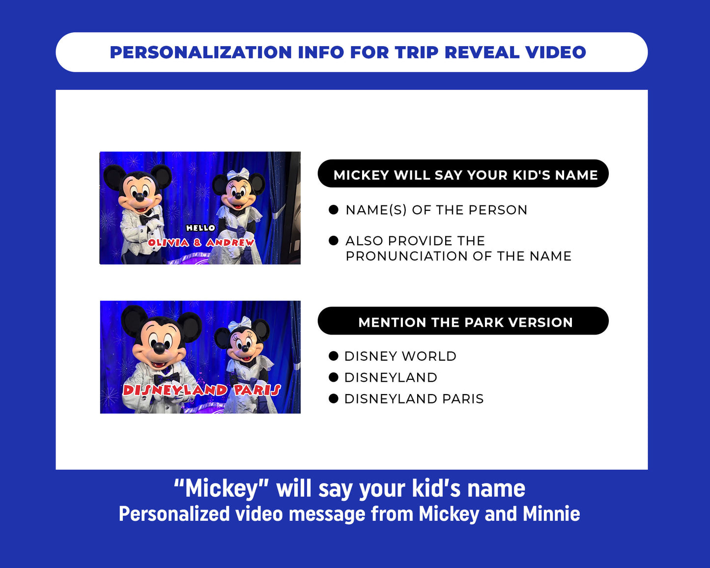 Personalized Surprise Trip Reveal Video