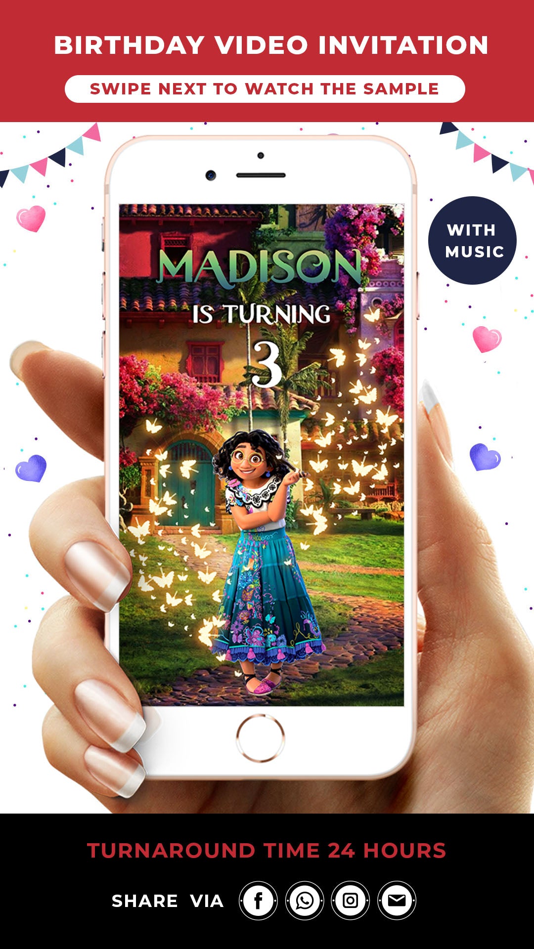 Encanto Themed Birthday Invitation