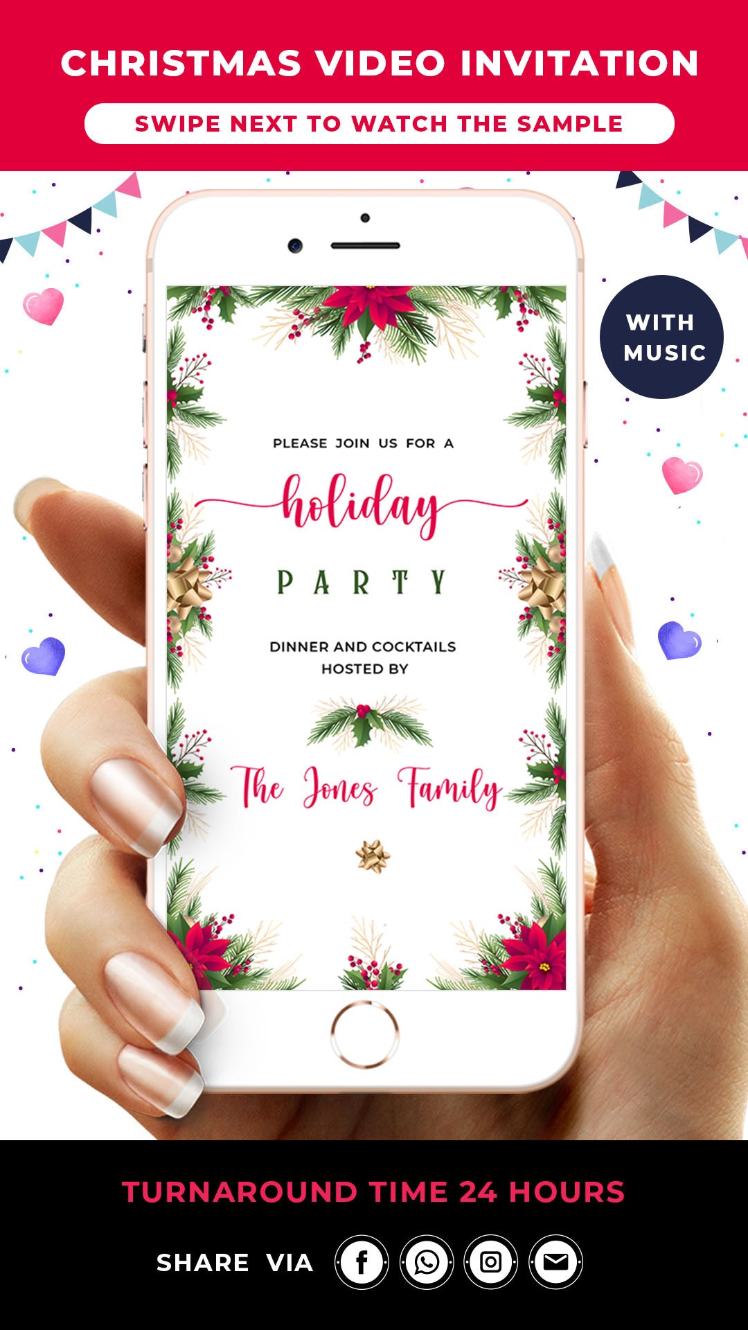 Holiday Party Video Invitation