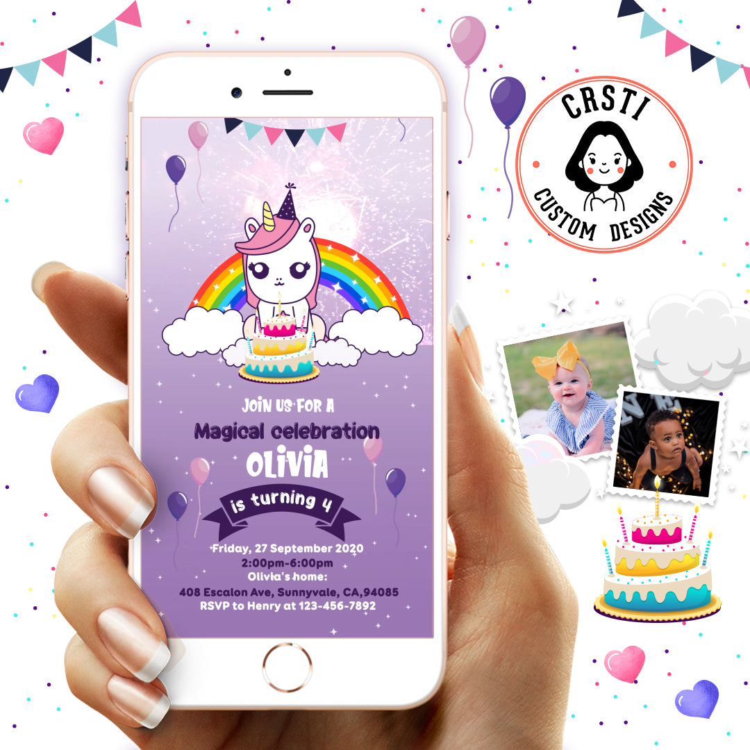 Unicorn Invitation