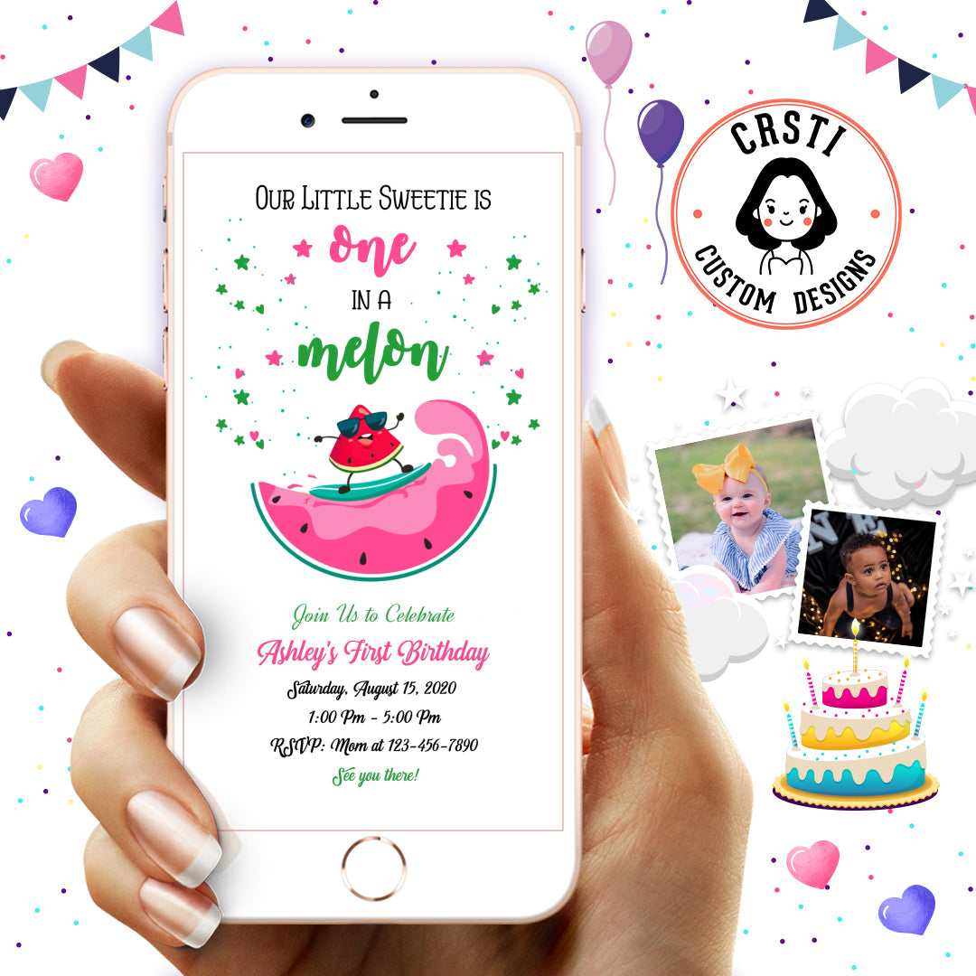 Water melon invitation