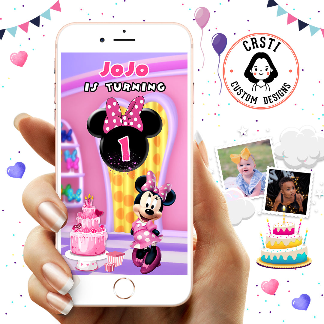 Minnie Mouse Invitation