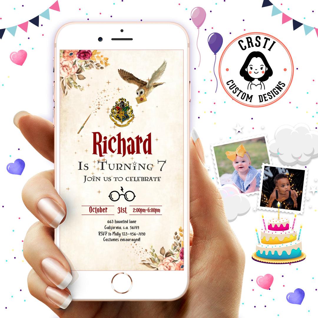 Harry Potter Birthday Invitation