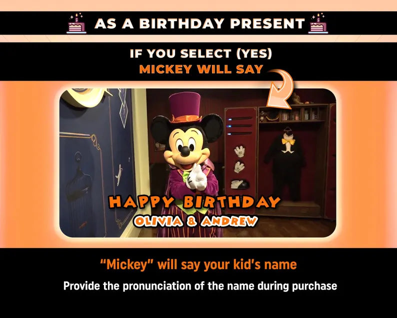 Halloween Personalized Surprise Trip Reveal Video