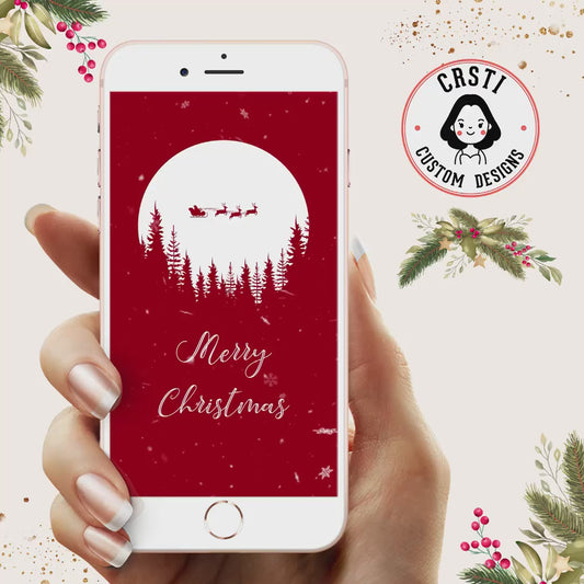 Festive Cheers: Christmas Greetings Digital Video Invitation Template!