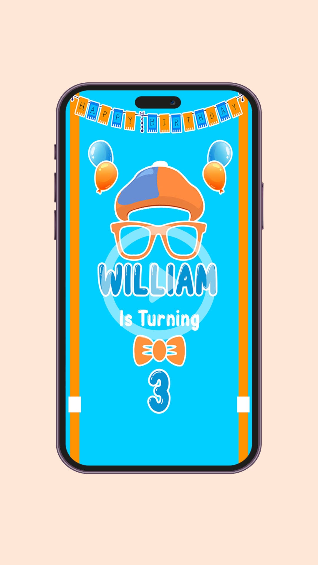 Blippi Birthday Video Invitation