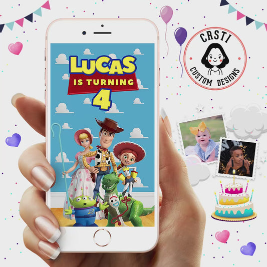 Adventure Awaits: Toy Story Digital Birthday Video Invitation!