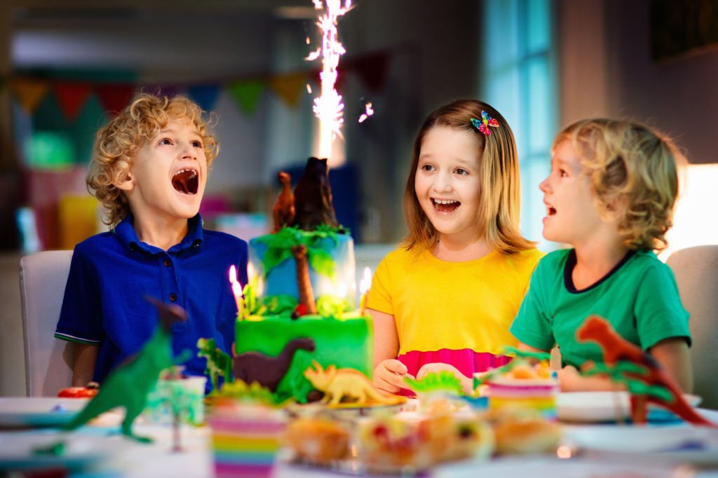 Roar-Some Fun: Dinosaur Theme Kids Birthday Invitations