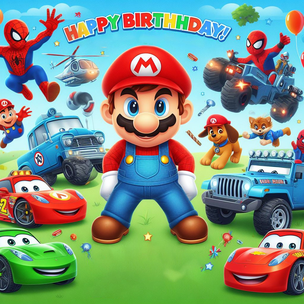 Birthday video invitations for Boys