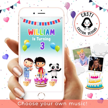 Adorable Tune-In: Little Baby Bum Birthday Digital Video Invite Fun!