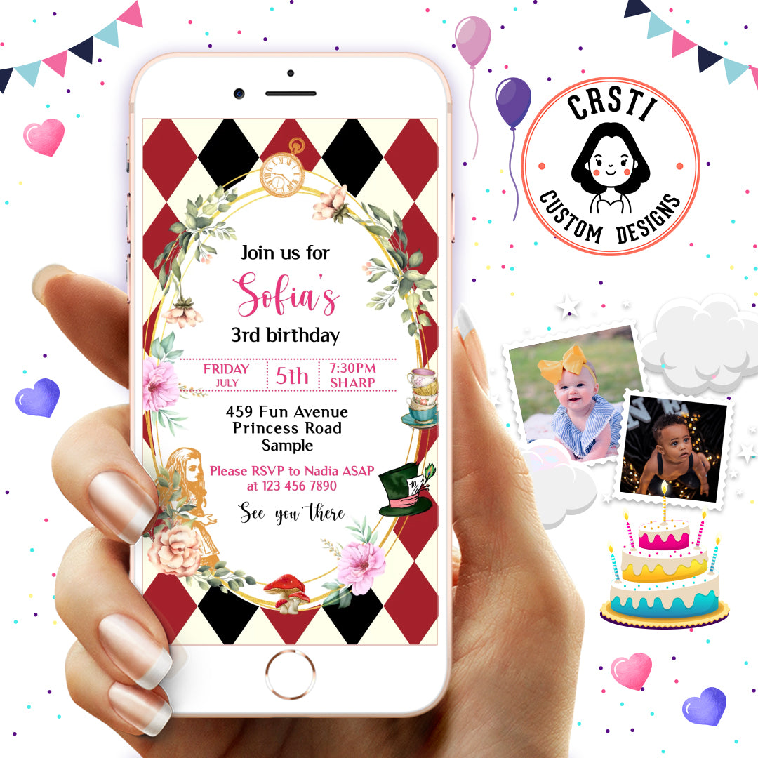 Animated video invitations for any occations – Crsti Custom Designs
