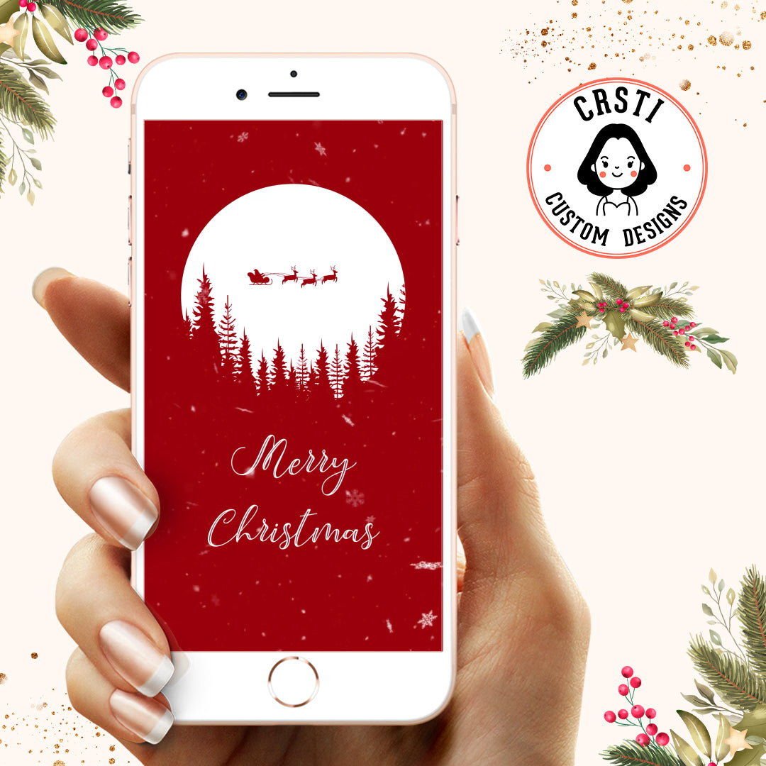 Jolly Celebration: Digital Video Invitation for Merry Christmas Greetings!