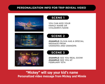 Personalized Birthday Surprise Trip Reveal Video