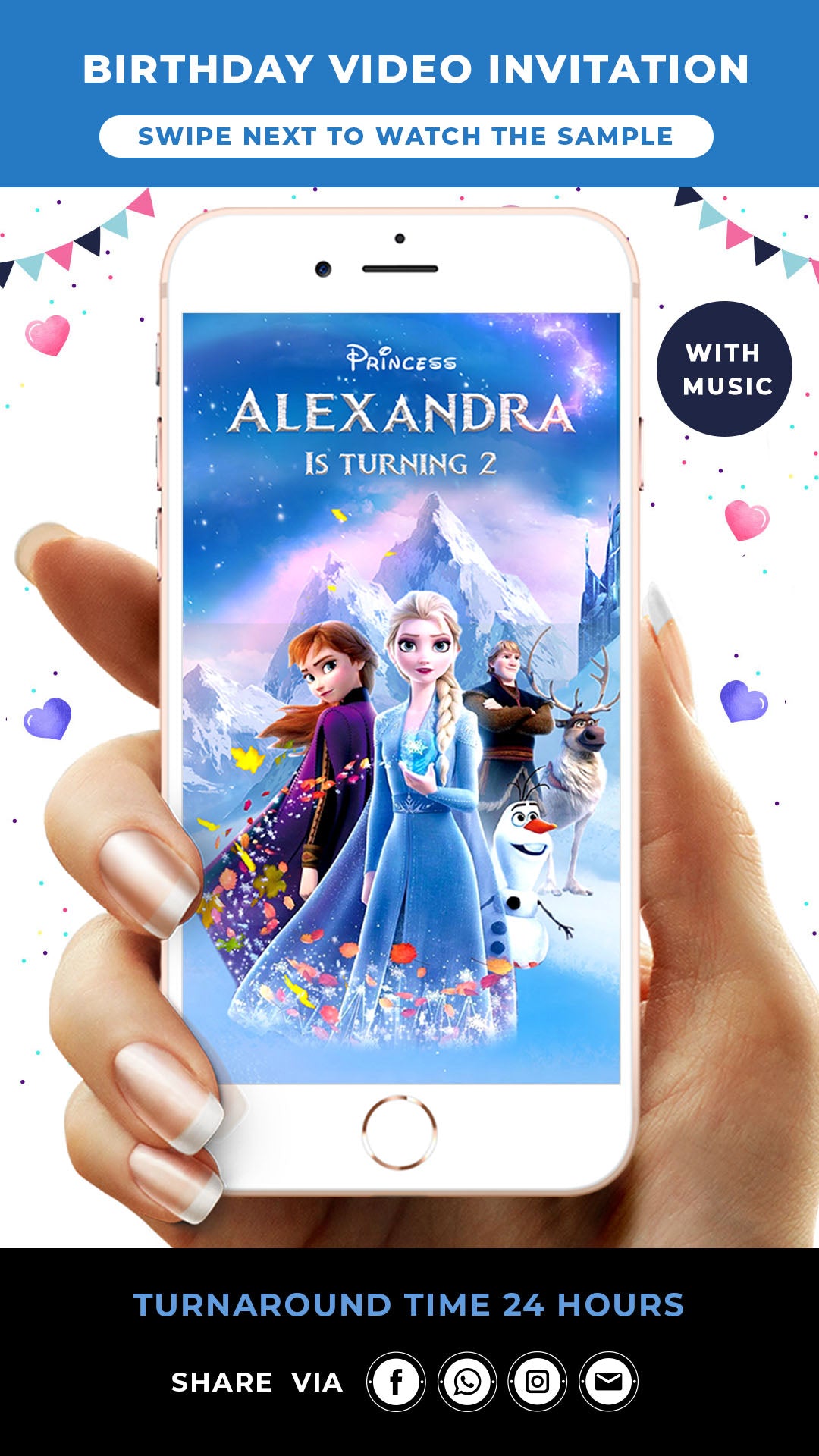 Frozen Birthday Invitation