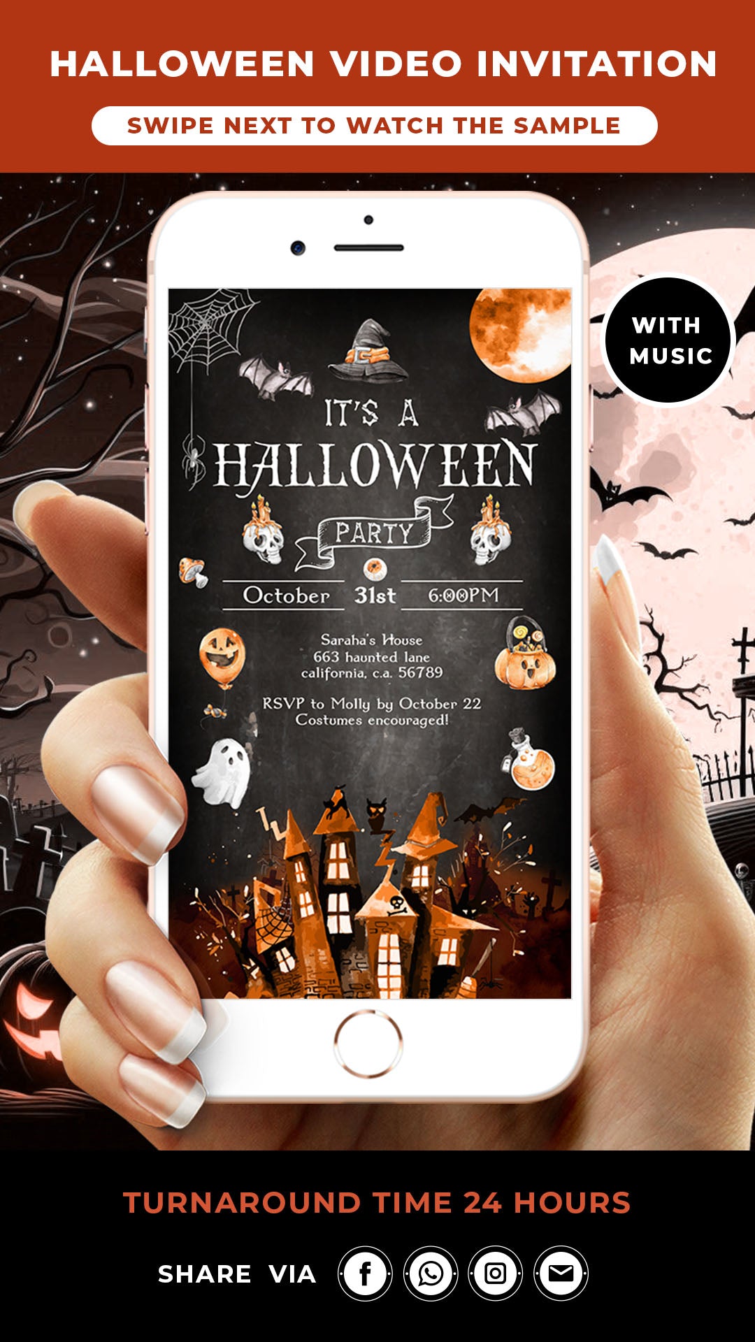 Halloween Party Invitation