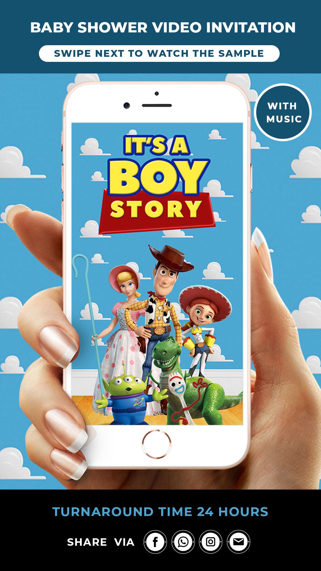 Toy Story Baby Shower Video Invitation