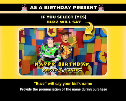 Personalized Toy Story Disney Trip Surprise Reveal Video