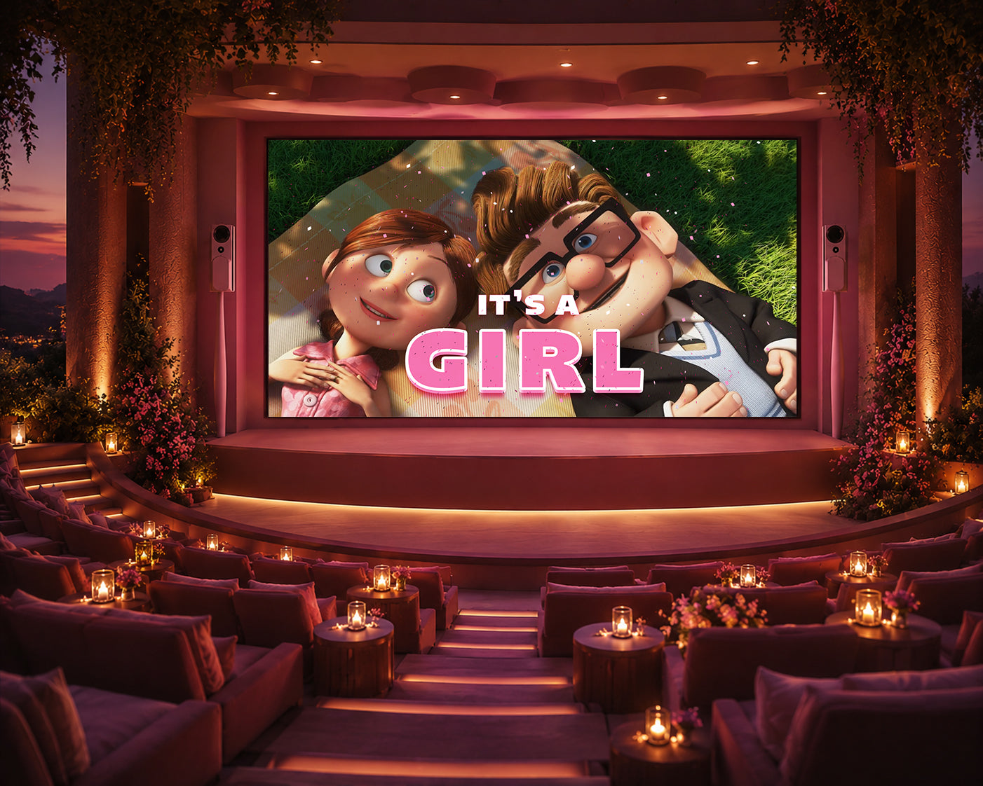 Up Gender Reveal Movie Girl