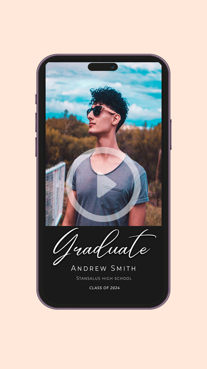 Electronic Graduation Video Invitation 2026