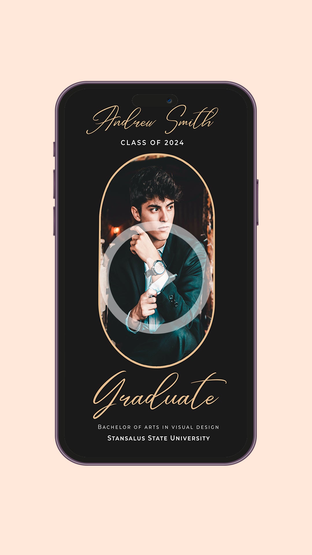 Graduation Party Video Invitation 2026