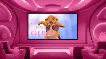 Lion King Girl Gender Reveal Non-Custom Video