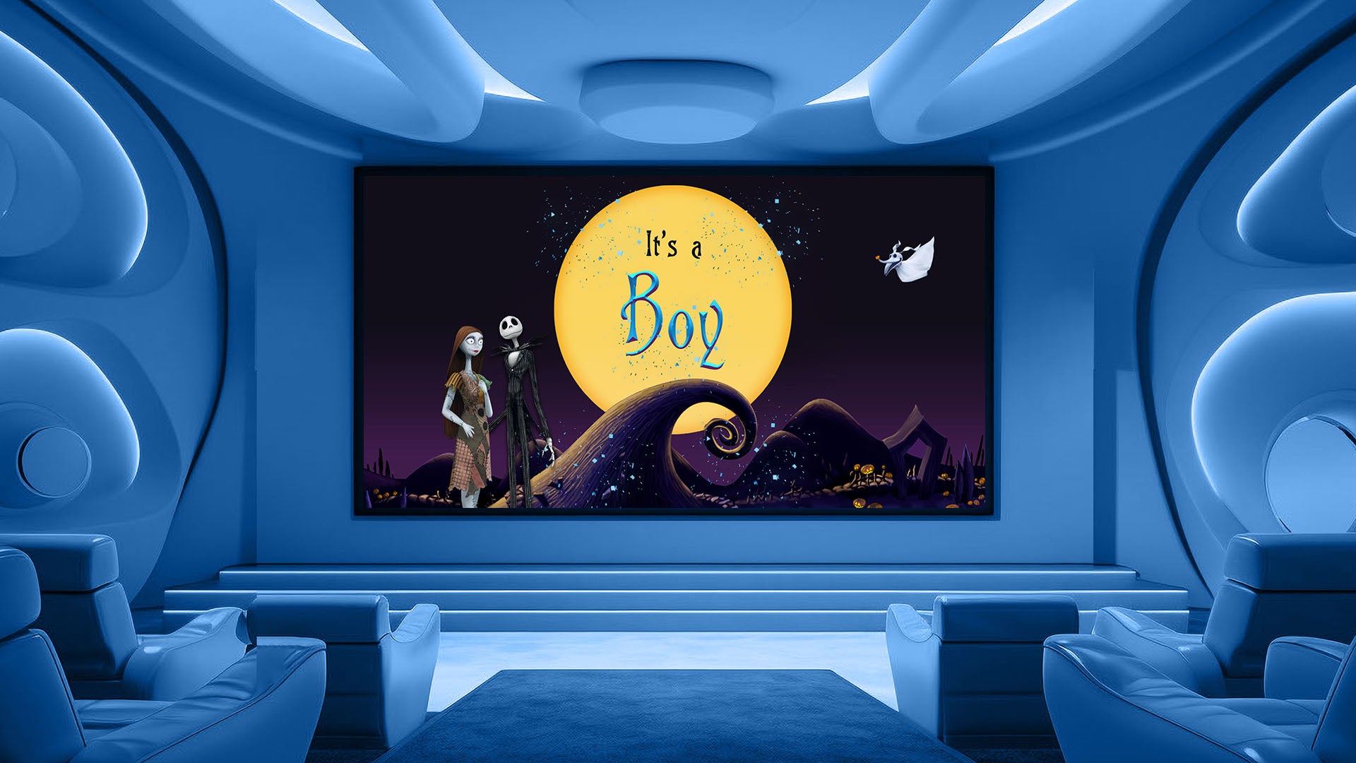 Nightmare Before Christmas Boy Gender Reveal Non-Custom Video