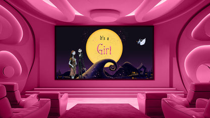 Nightmare Before Christmas Girl Gender Reveal Video Instant