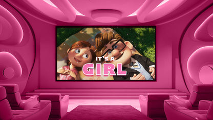 Up Girl Gender Reveal Non-Custom Video