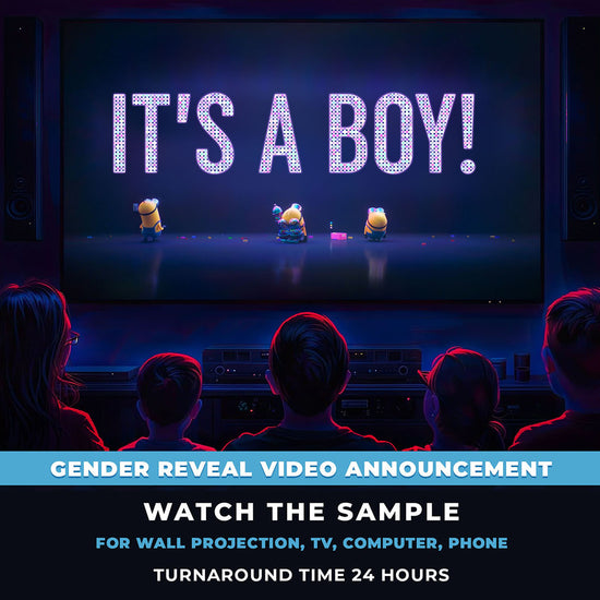 Minion Gender Reveal Movie Boy