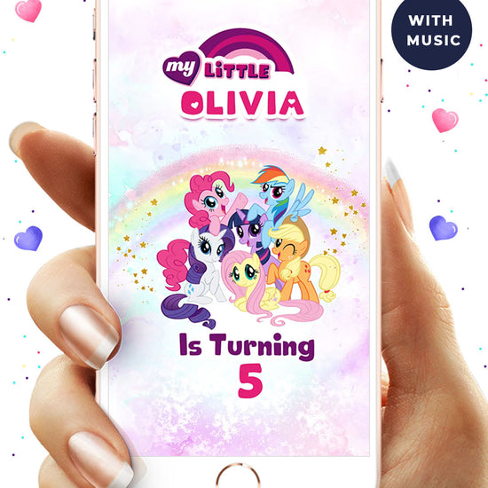 My Little Pony Birthday Video Invitation