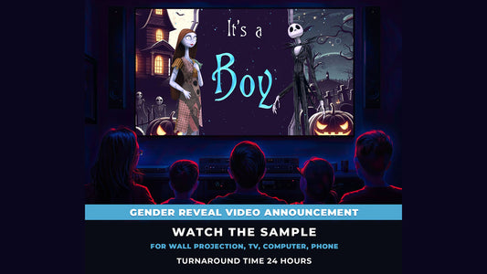 The Nightmare Before Christmas Gender Reveal Movie Boy