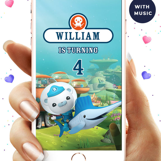 Octonauts Birthday Video Invitation