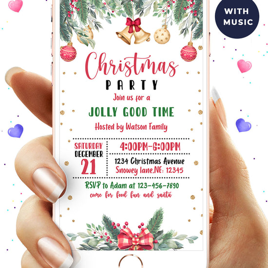 Christmas Party Video Invitation