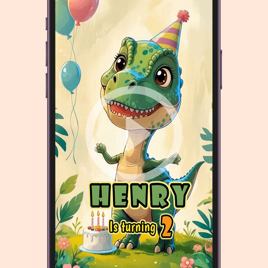 Dinosaur Invitation