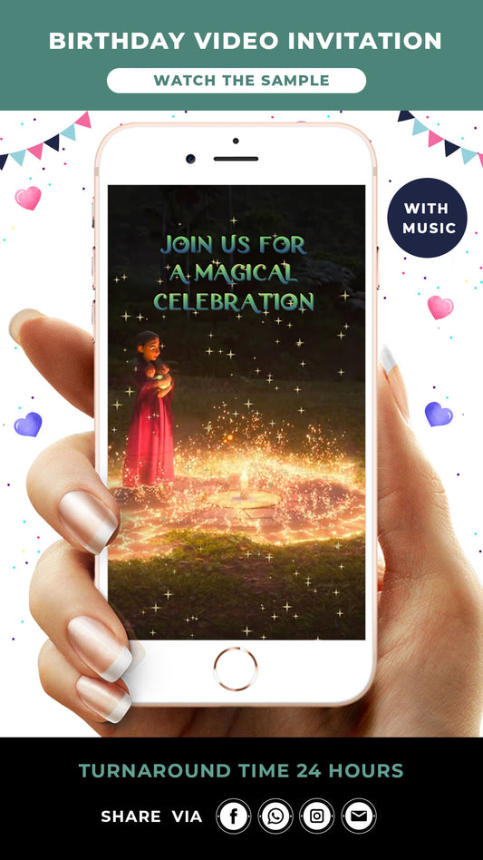 Encanto Digital Birthday Video Invitation