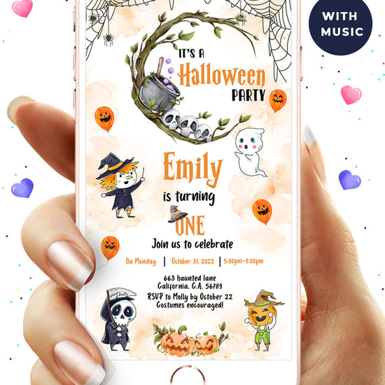 Spooky Birthday Video Invitation