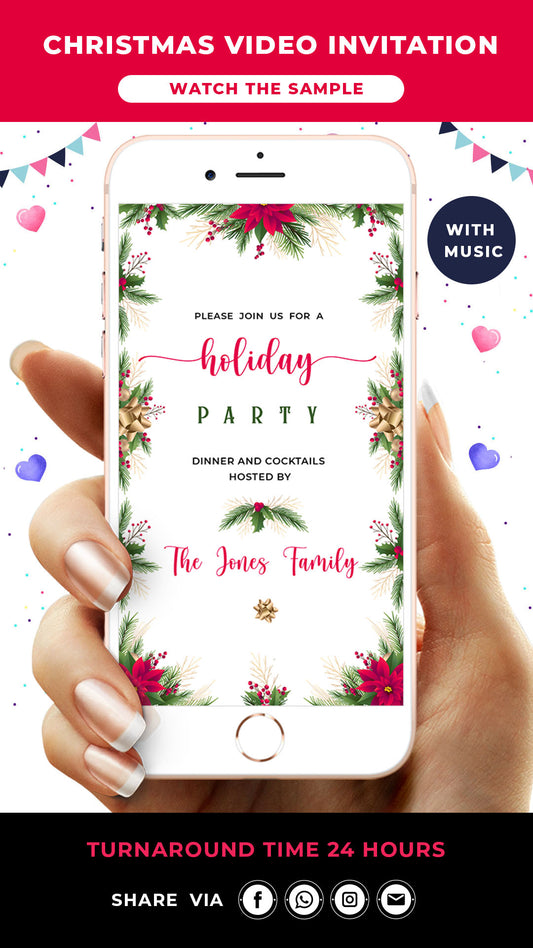 Holiday Party Video Invitation