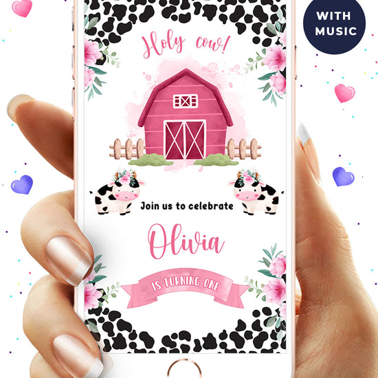 Holy Cow Digital Birthday Video Invitation