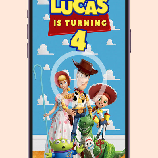 Toy Story Birthday Video Invitation