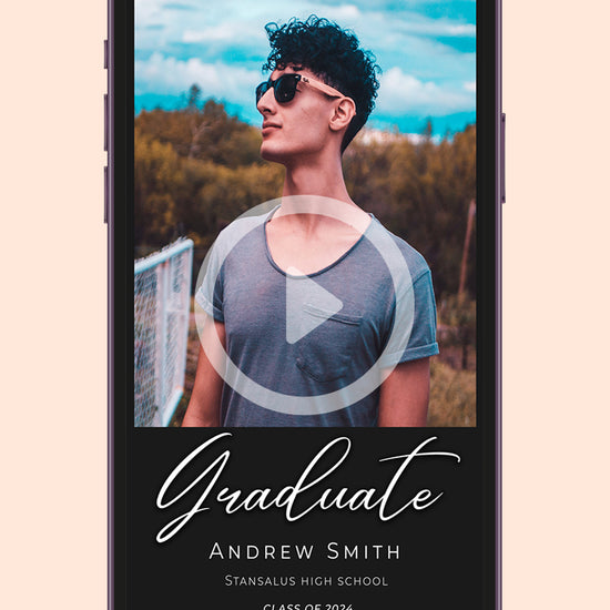 Electronic Graduation Video Invitation 2024