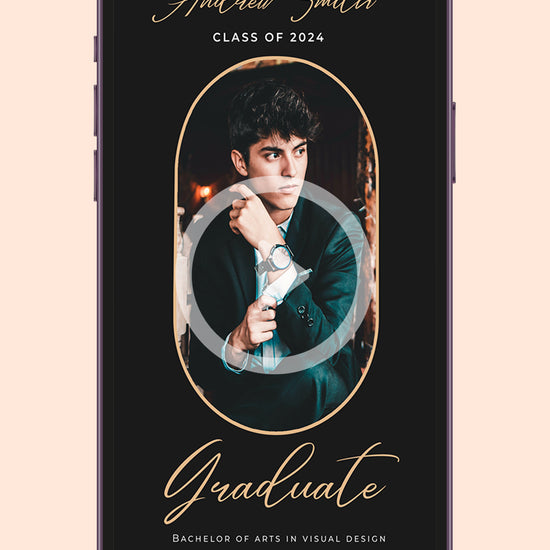 Graduation Party Video Invitation 2024