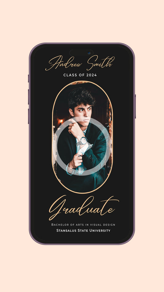 Graduation Party Video Invitation 2024