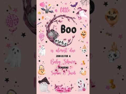 A Little Boo Baby Shower Video Invitation